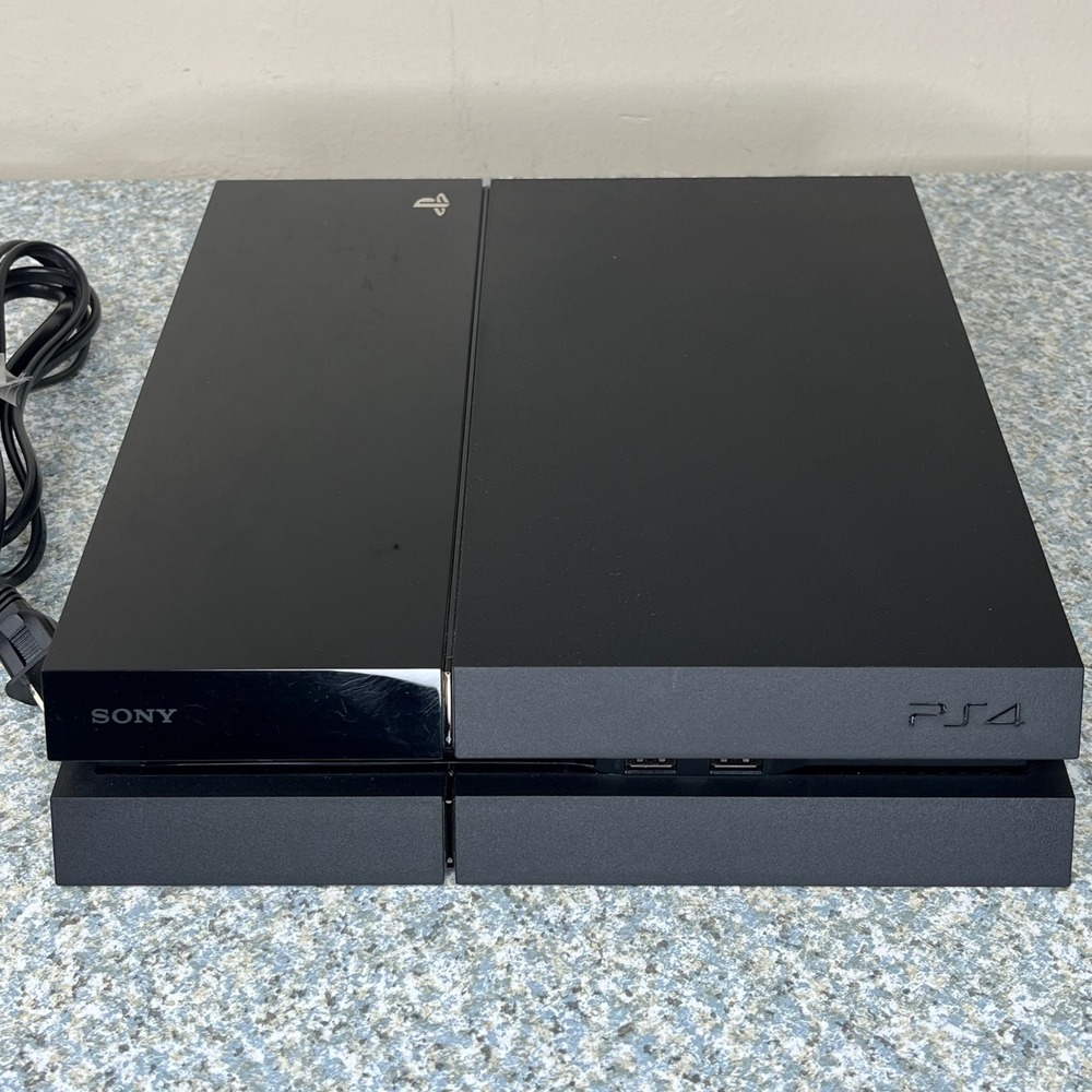 Sony PlayStation 4 PS4 Console CUH-1001A 500GB Jet Black Video Game System
